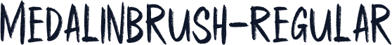MedalinBrush-Regular