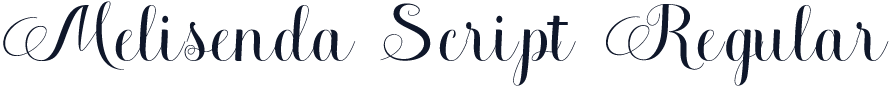 Melisenda Script Regular