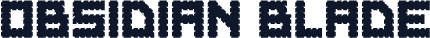Obsidian Blade