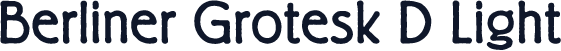 Berliner Grotesk D Light