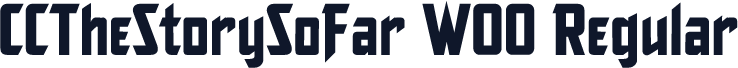 CCTheStorySoFar W00 Regular