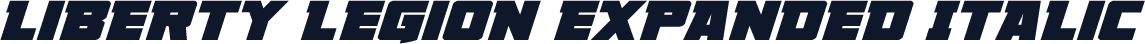 Liberty Legion Expanded Italic