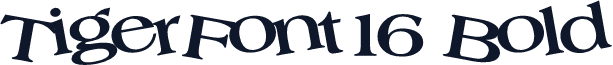 TigerFont16 Bold