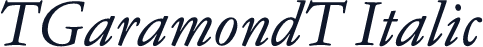 TGaramondT Italic