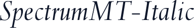 SpectrumMT-Italic