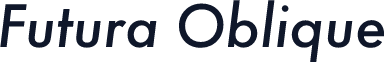 Futura Oblique