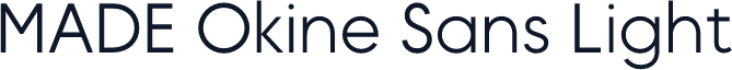 MADE Okine Sans Light
