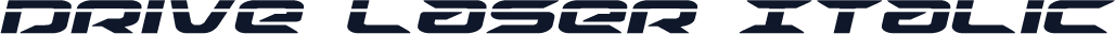 Drive Laser Italic