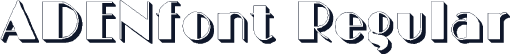 ADENfont Regular