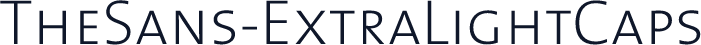 TheSans-ExtraLightCaps