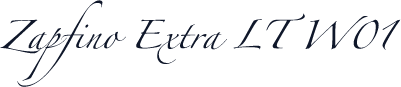 Zapfino Extra LT W01
