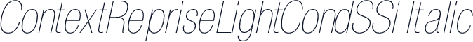 ContextRepriseLightCondSSi Italic