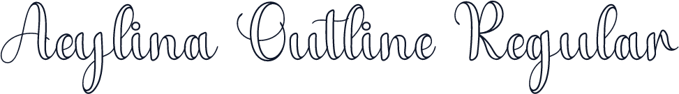 Aeylina Outline Regular