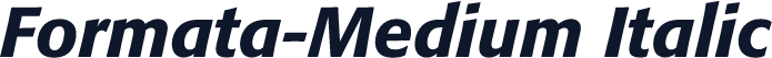 Formata-Medium Italic