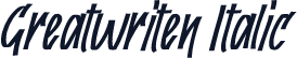Greatwriten Italic