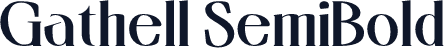Gathell SemiBold