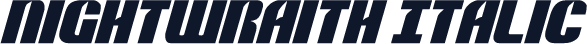 Nightwraith Italic