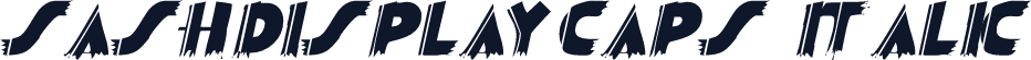 SashDisplayCaps Italic