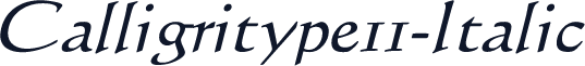 Calligritype11-Italic
