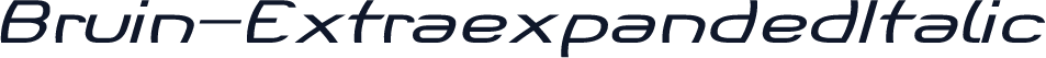 Bruin-ExtraexpandedItalic
