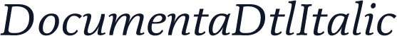 DocumentaDtlItalic