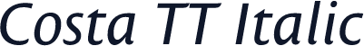 Costa TT Italic