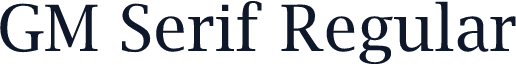 GM Serif Regular
