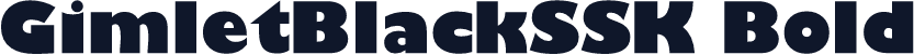 GimletBlackSSK Bold