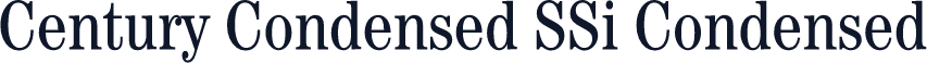 Century Condensed SSi Condensed