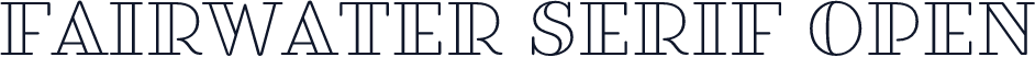 Fairwater Serif Open