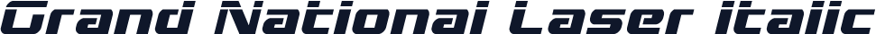 Grand National Laser Italic