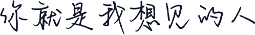 你就是我想见的人