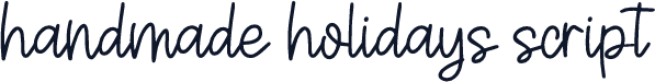 Handmade Holidays Script