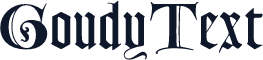 GoudyText