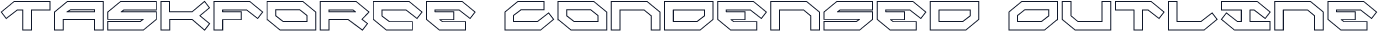 Taskforce Condensed Outline