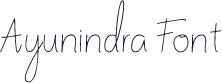 Ayunindra Font