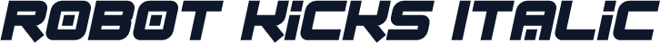 Robot Kicks Italic