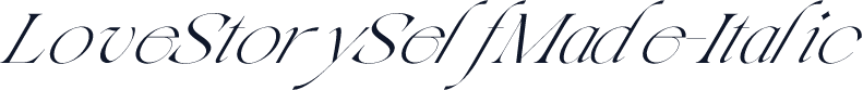 LoveStorySelfMade-Italic