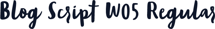 Blog Script W05 Regular