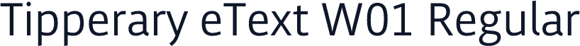 Tipperary eText W01 Regular