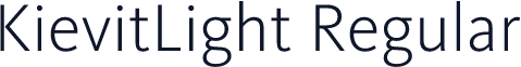KievitLight Regular
