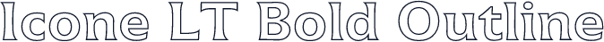 Icone LT Bold Outline