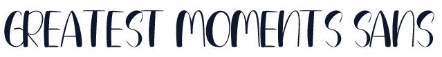 Greatest Moments Sans
