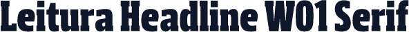 Leitura Headline W01 Serif