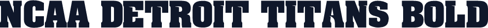 NCAA Detroit Titans Bold