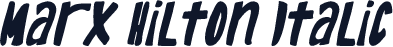 Marx Hilton Italic