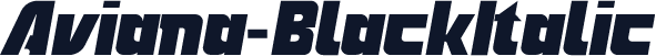 Aviana-BlackItalic