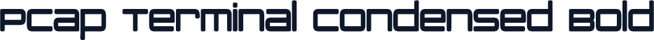 PCap Terminal Condensed Bold