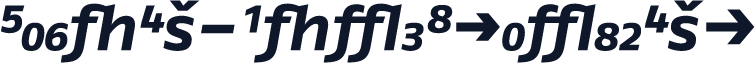 FagoEx-BoldItalicExp