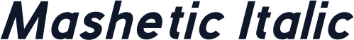 Mashetic Italic